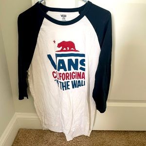 Vans quarter sleeve size large